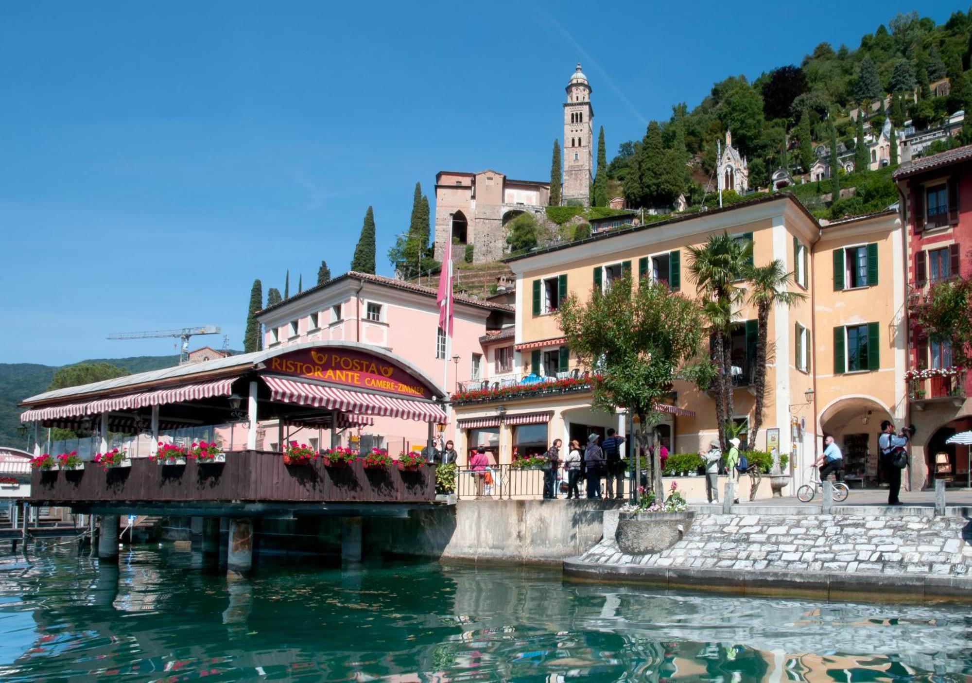 Albergo Ristorante Della Posta Morcote Exteriér fotografie