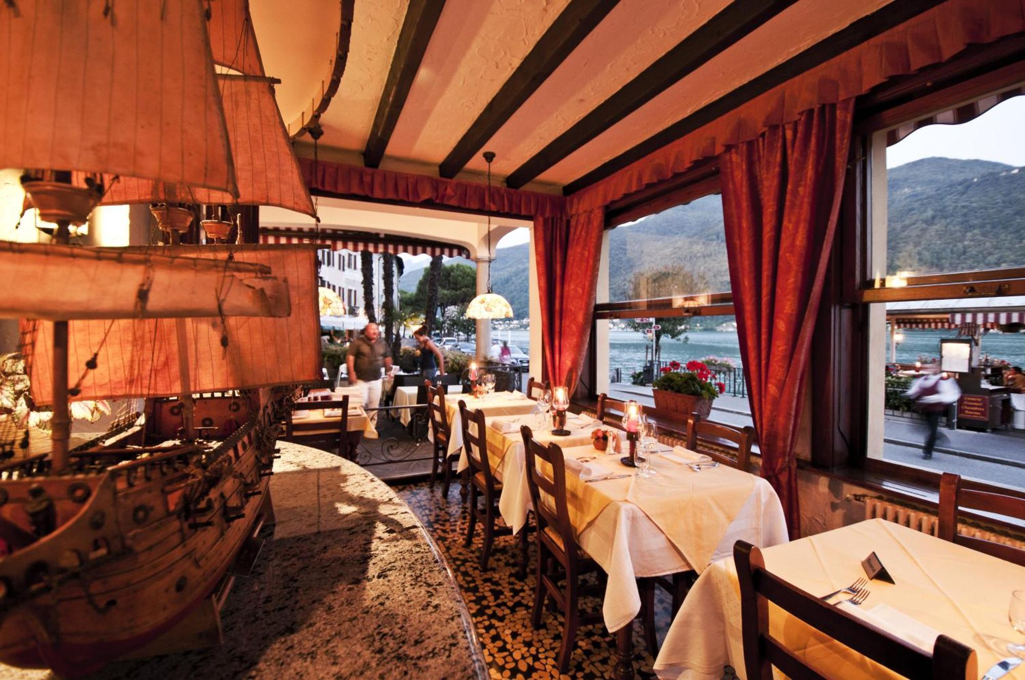Albergo Ristorante Della Posta Morcote Exteriér fotografie