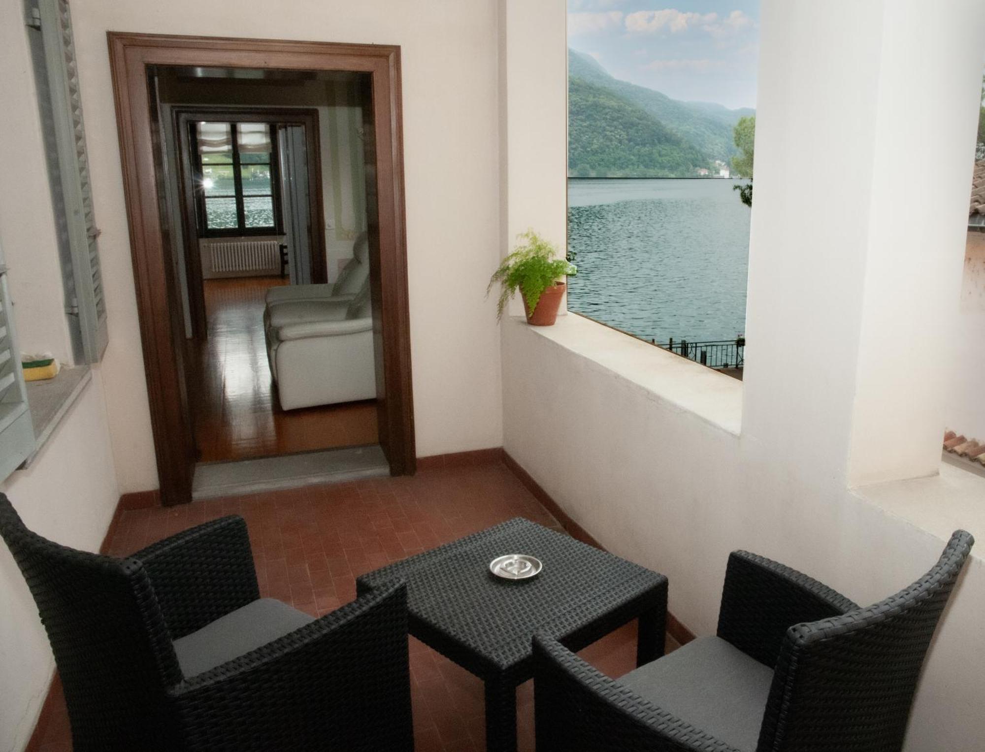 Albergo Ristorante Della Posta Morcote Exteriér fotografie